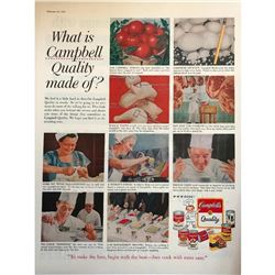 1958 Campbell's Soup Magazine Advertisement