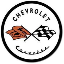 Corvette '53 Logo 11.75" Dia.