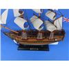 Image 11 : Wooden Charles Darwins HMS Beagle Tall Model Ship 20"