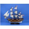 Image 13 : Wooden Charles Darwins HMS Beagle Tall Model Ship 20"