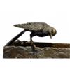 Image 3 : Love Bird Real Bronze Flower Box Pot Window Planter 5.5" x 10"