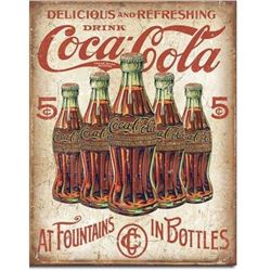 COKE - 5 Bottles Retro