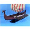 Image 4 : Wooden Viking Drakkar Model Boat 14"