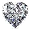 Heart Bianco Diamond 6AAA Loose Stones 7X7mm