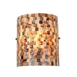 "SHELLEY" Mosaic 1 Light Wall Sconce 8.3" Wide