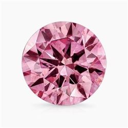 10.5ct Round Brilliant Pink BIANCO Diamond