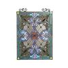 Image 2 : Tiffany-glass Victorian Window Panel 18x25