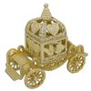 Image 1 : Golden Royal Coronation Coach Trinket Box Figurine