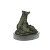 Image 5 : Mother Wolf and Cubs Bronze Sculpture 4.5" x 5"