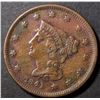 Image 1 : 1841 LARGE CENT, VF/XF BETTER DATE
