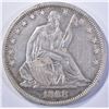 Image 1 : 1868-S SEATED LIBERTY HALF DOLLAR  AU