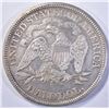 Image 2 : 1868-S SEATED LIBERTY HALF DOLLAR  AU