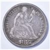 Image 1 : 1875-CC SEATED LIBERTY DIME XF