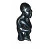 Image 3 : Wood Carved Sculpture Thinking Man