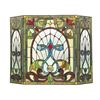 Image 2 : Tiffany-style Victorian 3pcs Folding Fireplace Screen 44x28