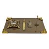 Image 3 : Art Nouveau Cast Iron Owl Desk Set