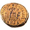 Image 2 : Bronze Coin of Theodosius I (379-395 A.D.)