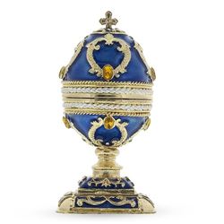 Rising Cross Green Enamel Royal Inspired Russian Egg