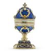 Image 1 : Rising Cross Green Enamel Royal Inspired Russian Egg