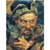 Image 1 : "Cossacks of Ukraine Writing a Letter to the Turkish Sultan," signed by artist Andre,â€™15