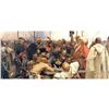 Image 2 : "Cossacks of Ukraine Writing a Letter to the Turkish Sultan," signed by artist Andre,â€™15