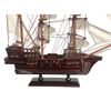 Image 3 : Wooden Thomas Tew's Amity White Sails Pirate Ship Model 20"