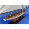 Image 10 : Wooden Columbia Model Sailboat Decoration 60"