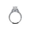Image 2 : 1.75 CT. FLAWLESS BIANCO DIAMOND RING 14K SOLID GOLD FILIGREE SETTING