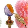 Image 3 : Faberge Inspired Peacock, Fabulous Piece, Very Elegant, Private Collection Elegance
