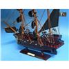 Image 8 : Wooden Blackbeard's Queen Anne's Revenge Model Pirate Ship 15"
