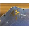 Image 2 : Pair of Blue Glass Crystal Icicle Prism Lustre