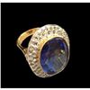 Image 2 : Sapphire & Diamond Cocktail Ring