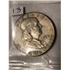 Image 1 : 1963 D Silver Franklin Half Dollar Nice Early US Coin