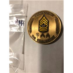 Military Challenge Token Armored Corps Presented By the Commandant