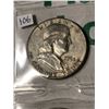 Image 1 : 1961 D Silver Franklin Half Dollar Nice Early US Coin