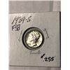 1939 S Full Split Bands Mercury Silver Dime High Grade