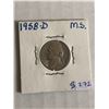 1958 D Jefferson Nickel MS  High Grade