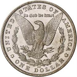 [L#3113] 1880-CC 8 over High 7 $1 PCGS MS66