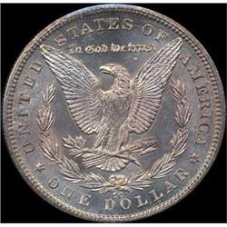 [L#3203] 4 assorted Morgan $1 EF to MS65