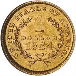 [L#3419] 1854 T1 G$1 NGC MS61