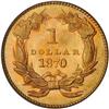 Image 1 : [L#3424] 1870 G$1 PCGS MS68