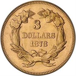 [L#3476] 1878 $3 PCGS MS63