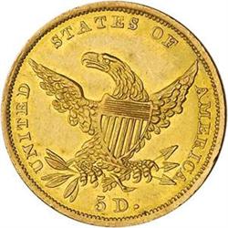 [L#3487] 1835 $5 Net AU50