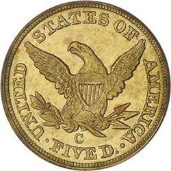 [L#3493] 1852-C $5 PCGS MS64