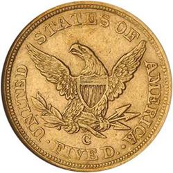 [L#3498] 1856-C $5 NGC MS60