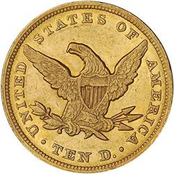 [L#3541] 1850 Sm Date $10 AU50