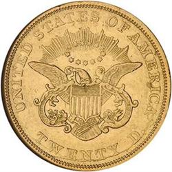 [L#3591] 1850 $20 NGC AU55
