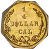 Image 1 : [L#3729] Cal Gold 1872 25c BG722 PCGS MS65