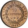 [L#5458] Bolivia 10 Centavos 1883A KM170.1. MS65