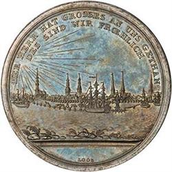 [L#5525] France Silver Medal 1805 Br-431. AU